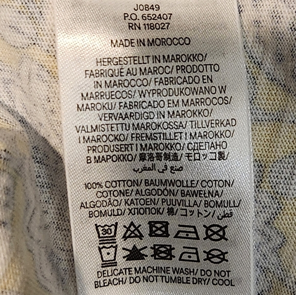 EUC BODEN FLORRIE JERSEY DRESS YELLOW NAVY SZ 6 - Picture 11 of 12